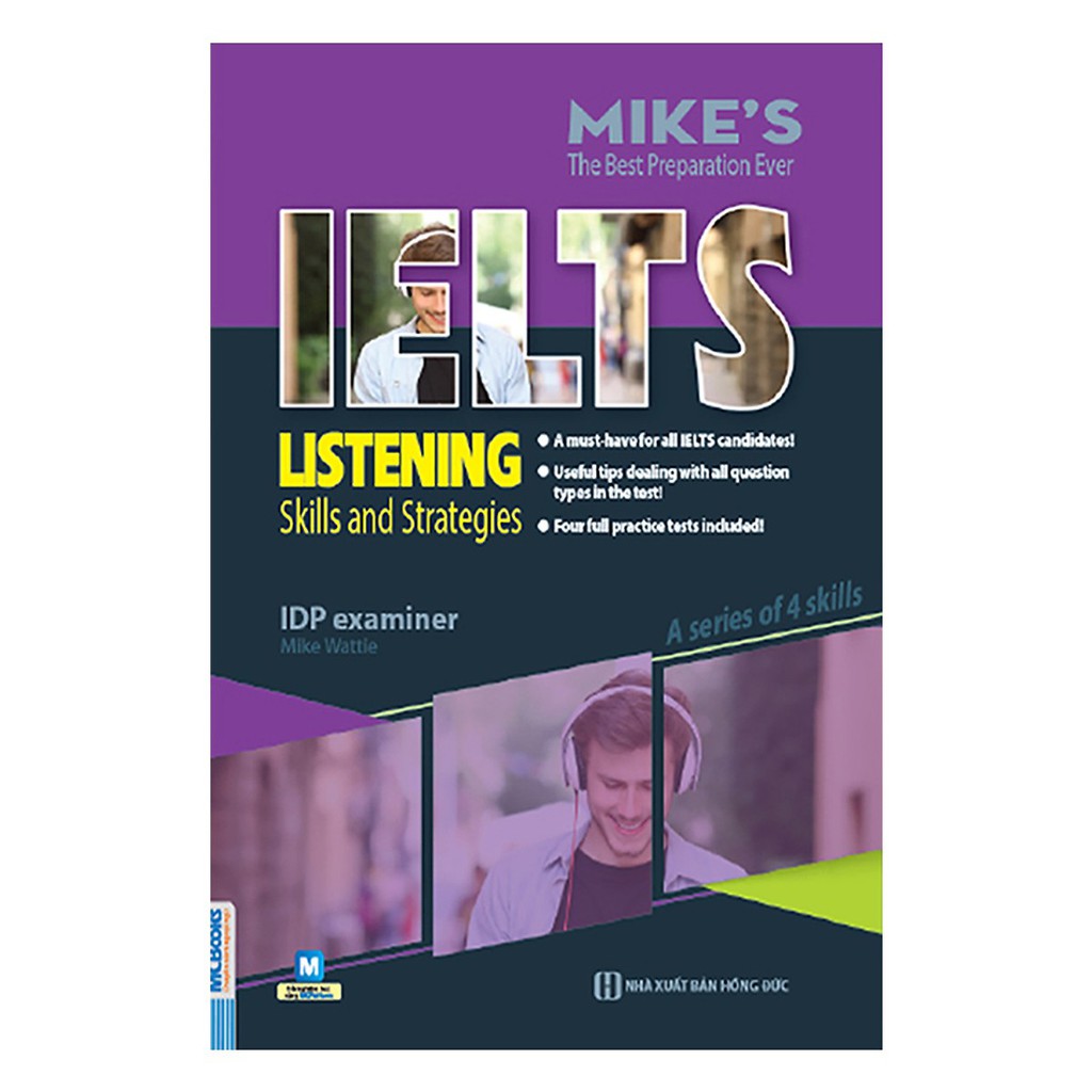 Sách - Combo Trọn Bộ 4 cuốn Academic Ielts Mike - 4284615048459
