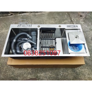 Chậu rửa chén cao cấp 304 100x48cm koreav ch10048