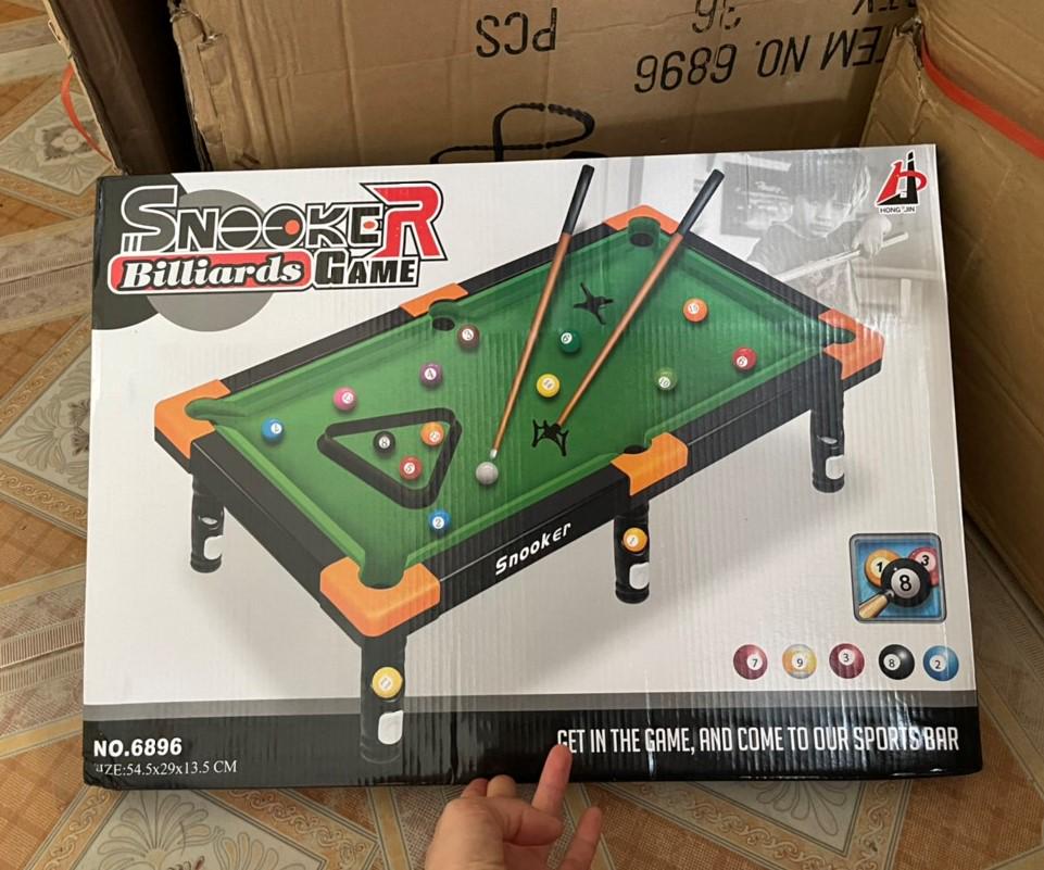 Bộ Bàn BI A Mini 6 Chân Tăng Khả Năng Tư Duy Cho Trẻ