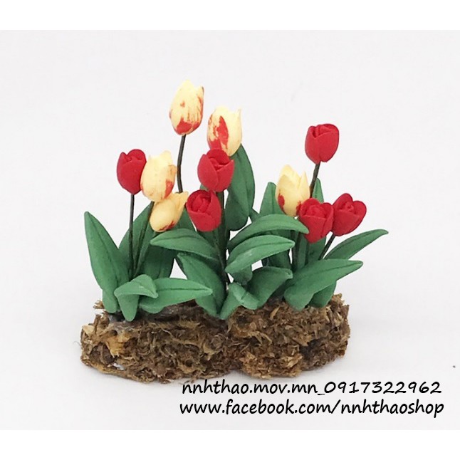 Miniature_Bụi hoa tulip (1:12 1:6)