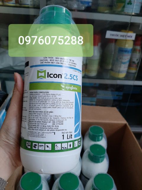 Hóa chất phòng trừ và tiêu diệt côn trùng ICON 2,5CS
( ruồi, muỗi, kiến, gián, bọ, mạt...)