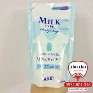 Sữa tắm dưỡng ẩm từ sữa tách béo Nhật Bản 300ml (dạng túi)
