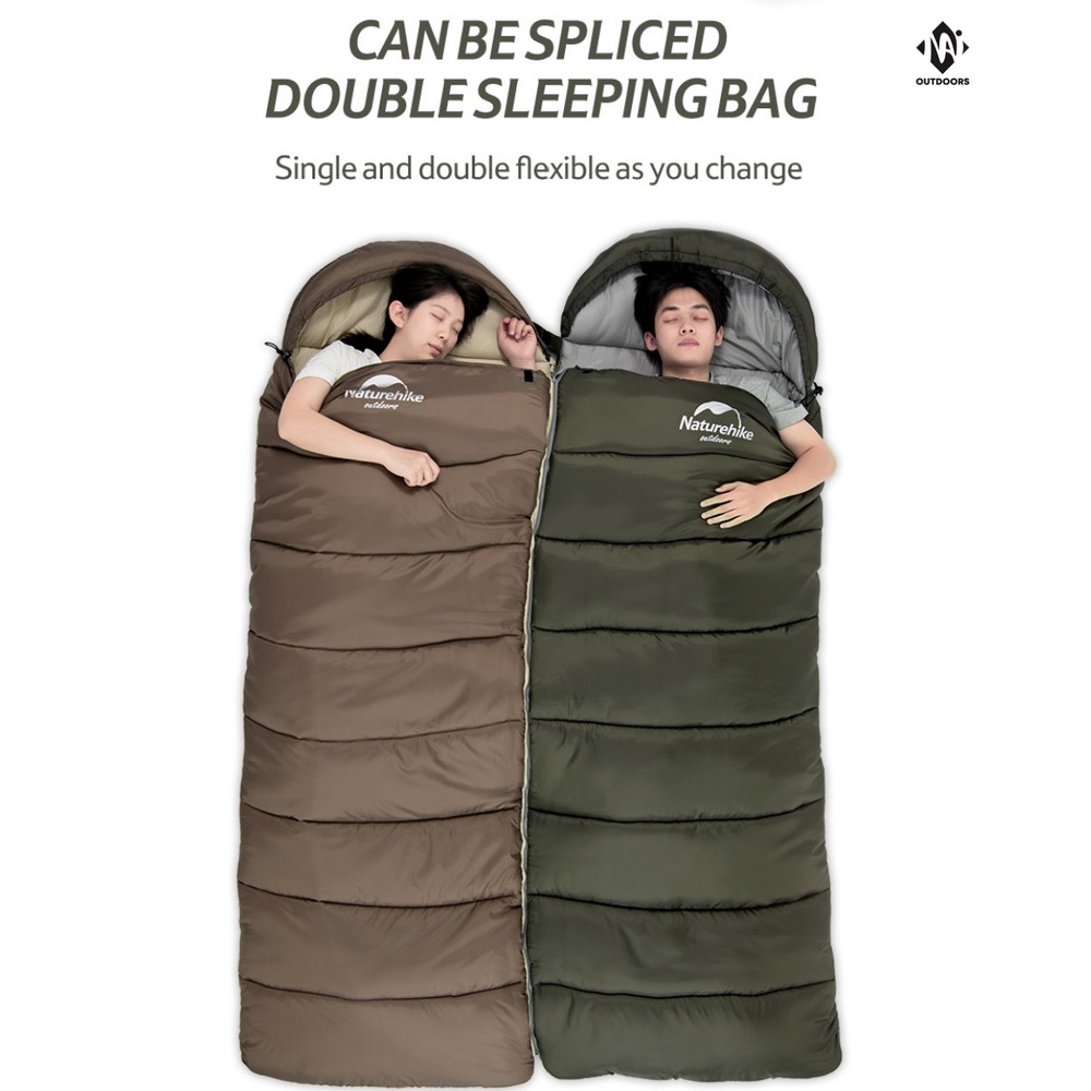 Túi ngủ đơn siêu nhẹ có mũ NatureHike NH20MSD07