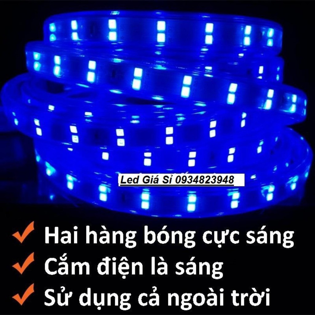 [GIÁ HỦY DIỆT] Cuộn led 2835 100m 220v tặng kèm 3 dây nguồn tốt