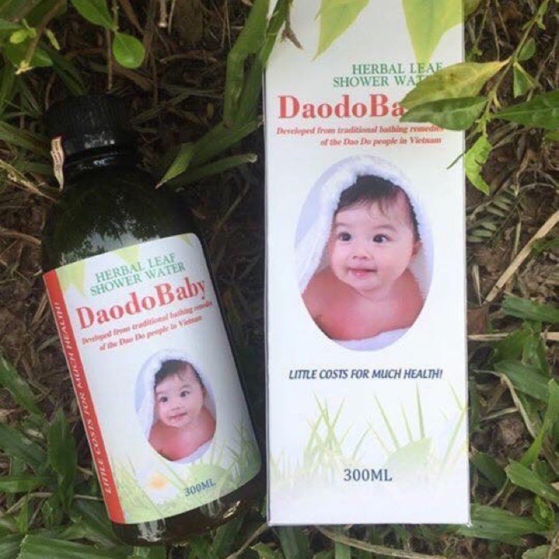 Nước tắm thảo dược cho bé chai 300ml đậm đặc