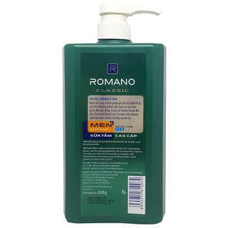 SỮA TẮM ROMANO CLASSIC 650ML