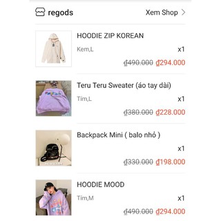 Đồ regods giá sale