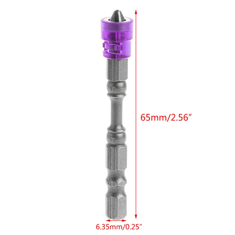 Set 5 Tua Vít Điện Từ Tính Chống Trượt 65mm S2 PH2 Chuyên Dụng