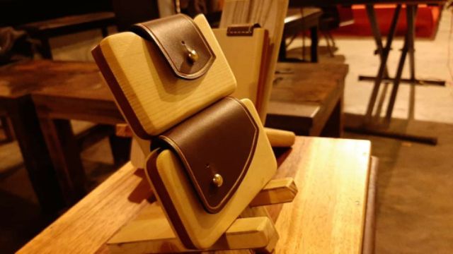 🔥Hộp gỗ phối da (handmade) đựng thẻ - Card holder🔥