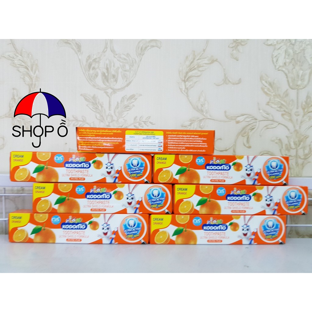 Kem đánh răng trẻ em Kodomo 40gram Thái Lan