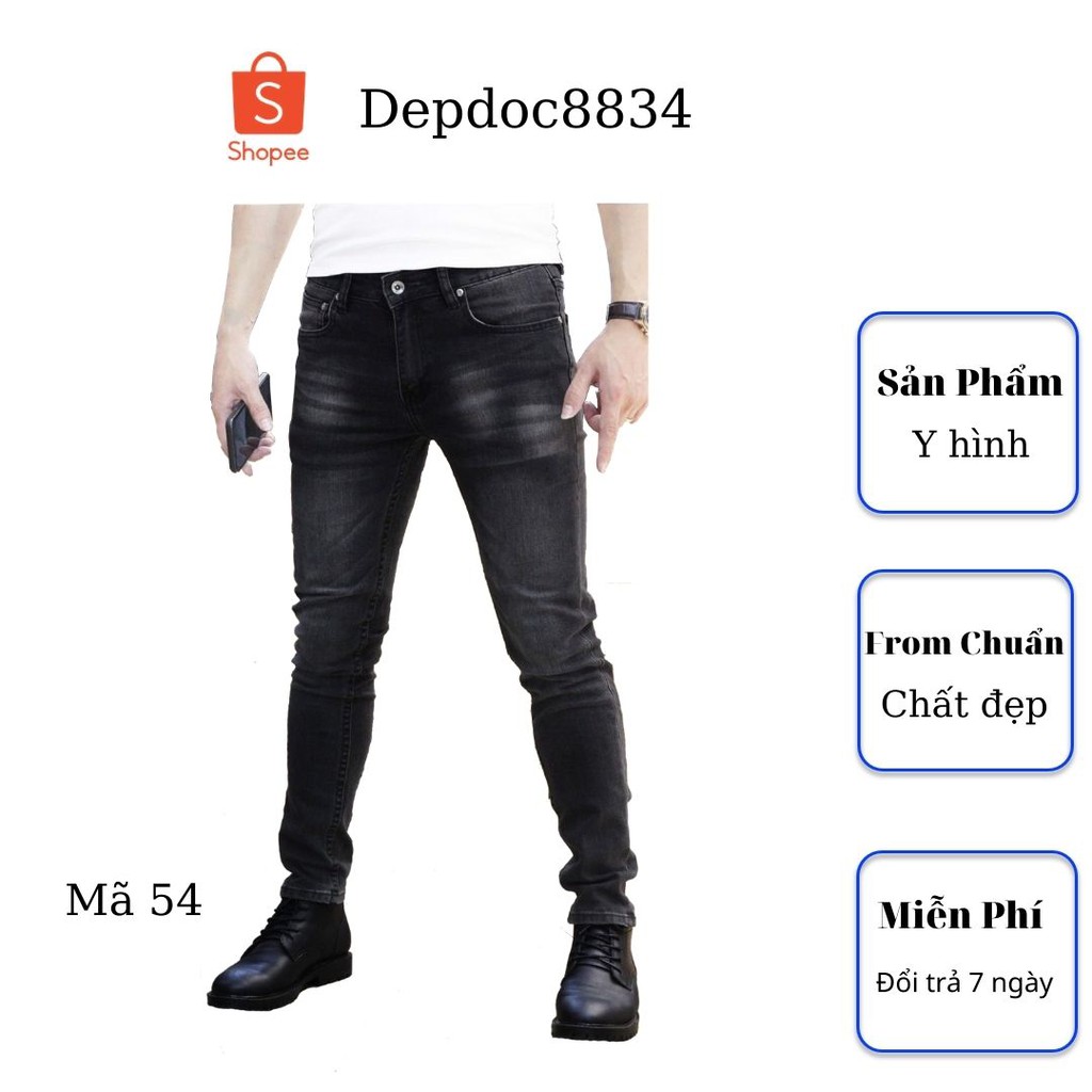 Quần jean nam cao cấp, chất liệu bò ( jean ) mềm mịn, from chuẩn, có nhiều mẫu đẹp mới đi kèm depdoc52