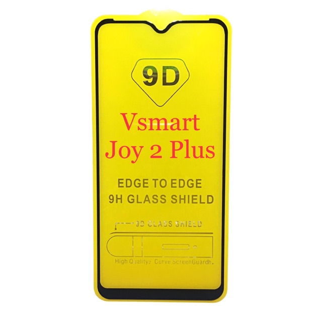 Miếng Dán Kính Cường Lực Full Màn, Full Keo Cho Vsmart Joy 2 Plus