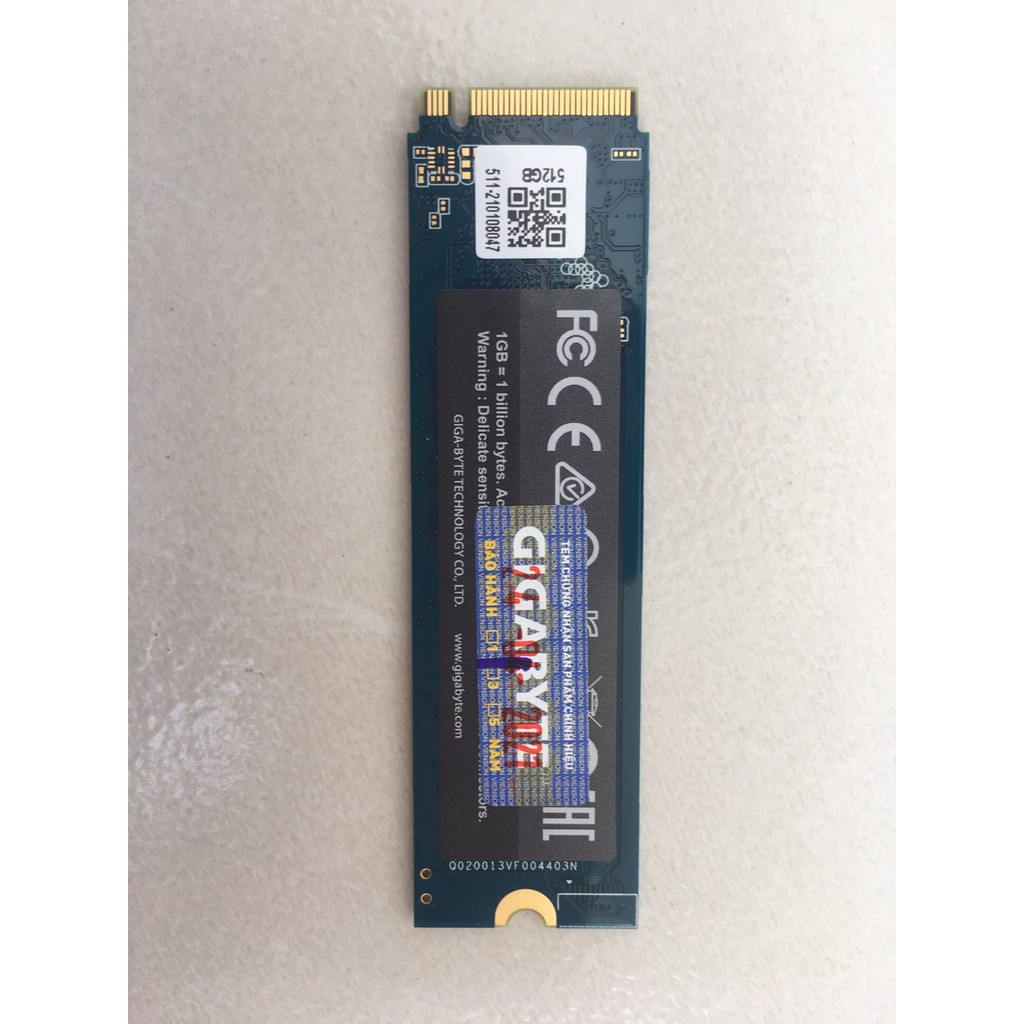 SSD 512gb Gigabyte M2 2280 NVMe PCIe 1700/1550MB/s - Viễn Sơn phân phối