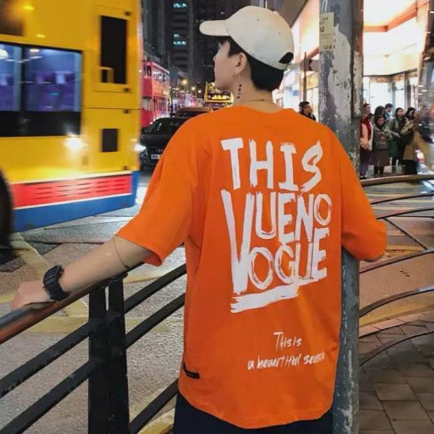 [S02][HÌNH THẬT] Áo thun nữ nam unisex căp đôi áo phông nữ tay lỡ This VUENO VOGUE chuẩn shop đẹp cá tính-BT070