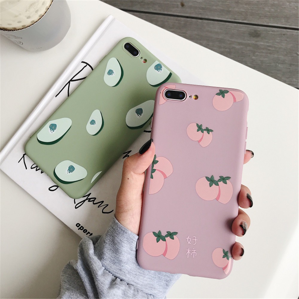 Apple Ốp Điện Thoại Tpu Silicon Mềm Hình Quả Bơ Dễ Thương Cho Iphone Xr Xs Xs Max 7 8 6s 6 Plus X Xr Xs Max 8 7 Plus | BigBuy360 - bigbuy360.vn