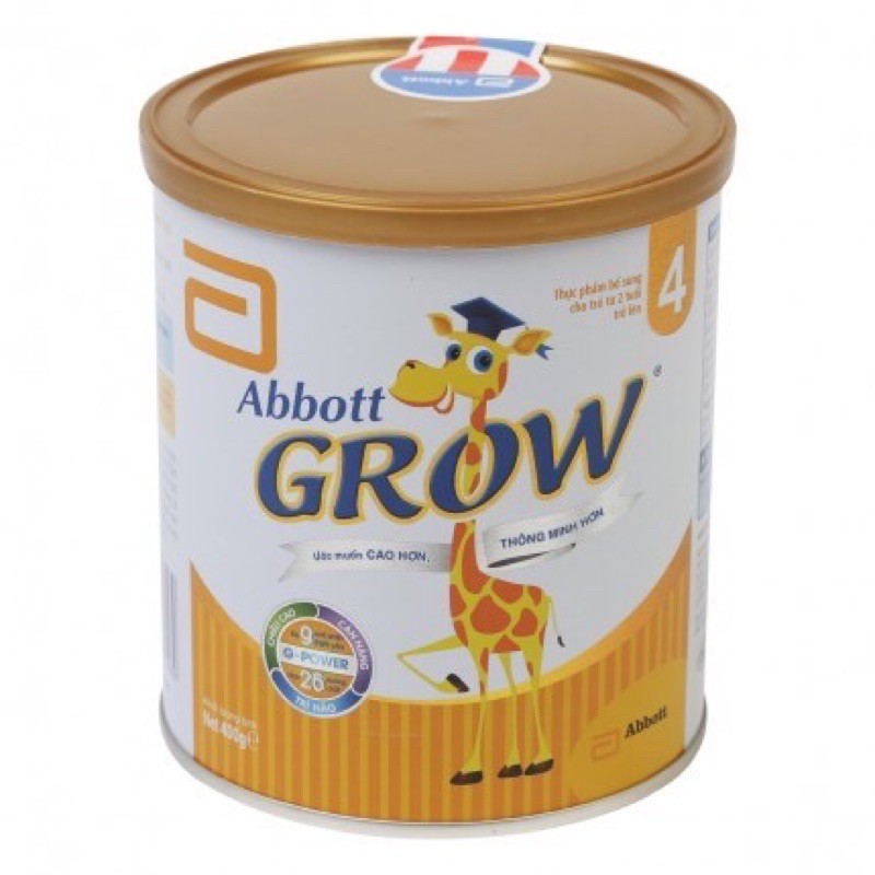 Sữa bột abbott grow số 4 400g - bị móp thân nhẹ