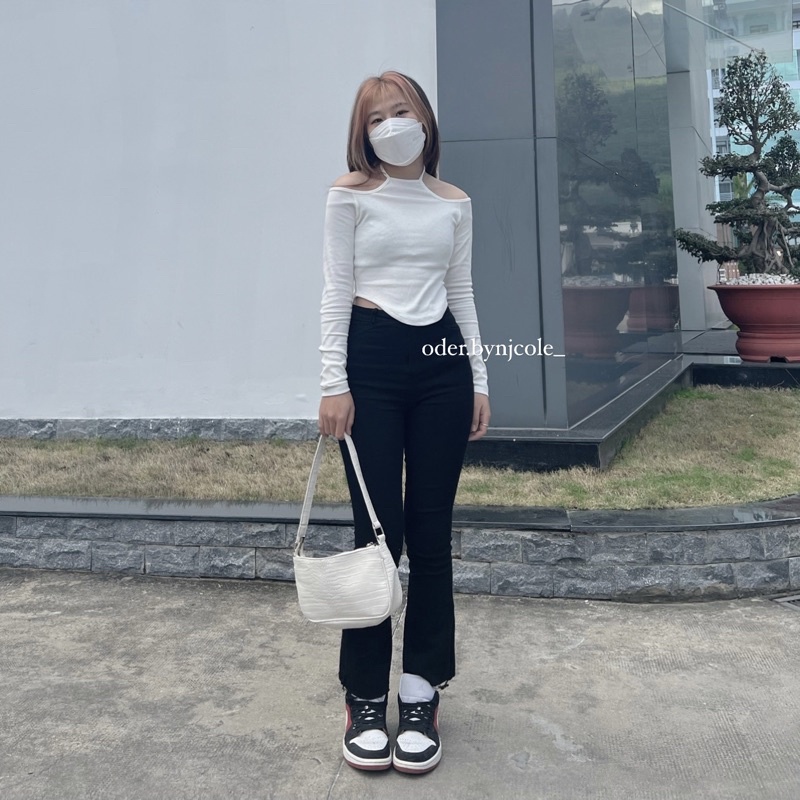 QUẦN ỐNG LOE KAKI CO DÃN KÈM FEEDBACK