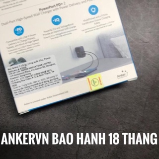 Củ sạc Anker PowerPort Pd+2 33w