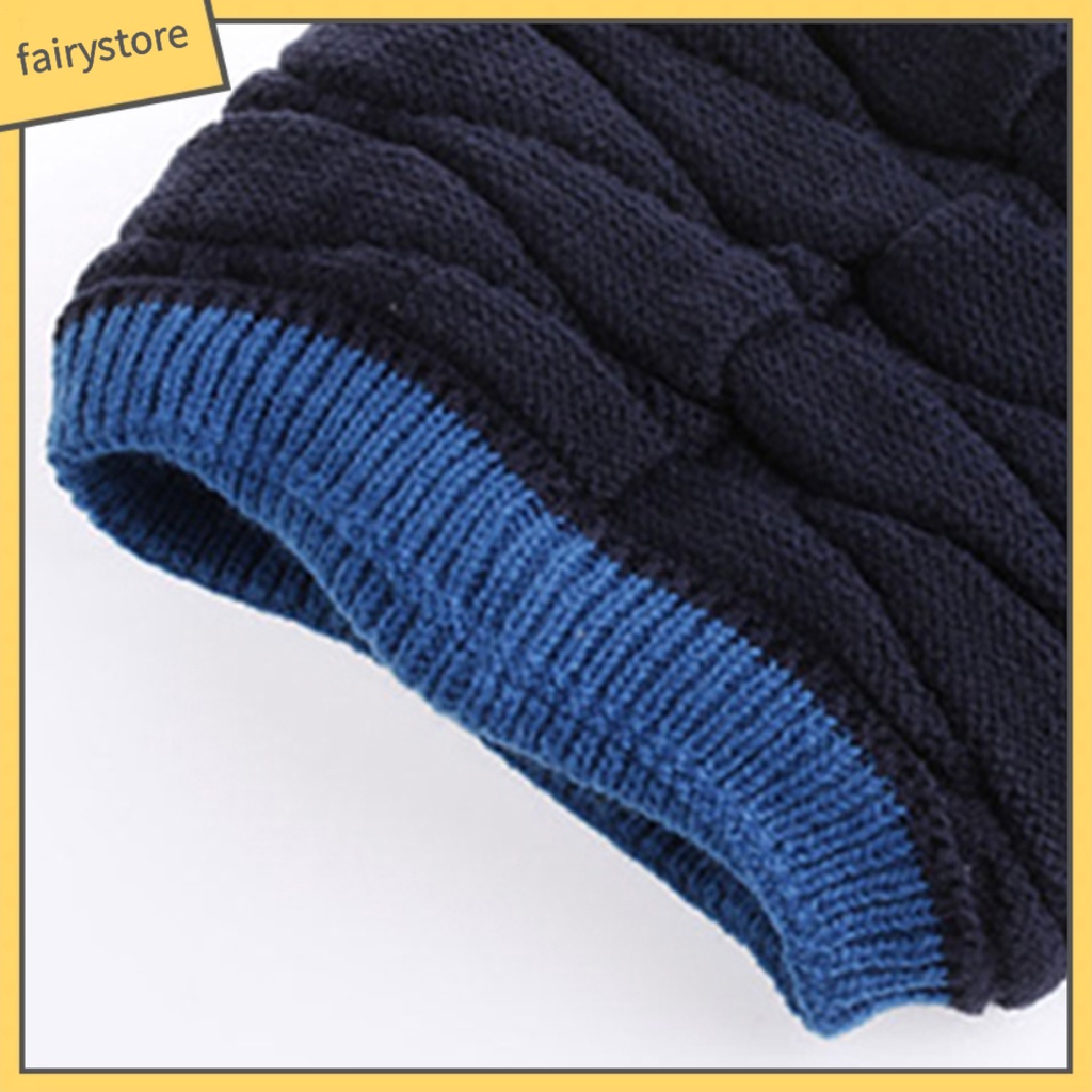 Mũ Trùm Đầu Phối Lông Thú Phong Cách Hip-Hop Cho Nam