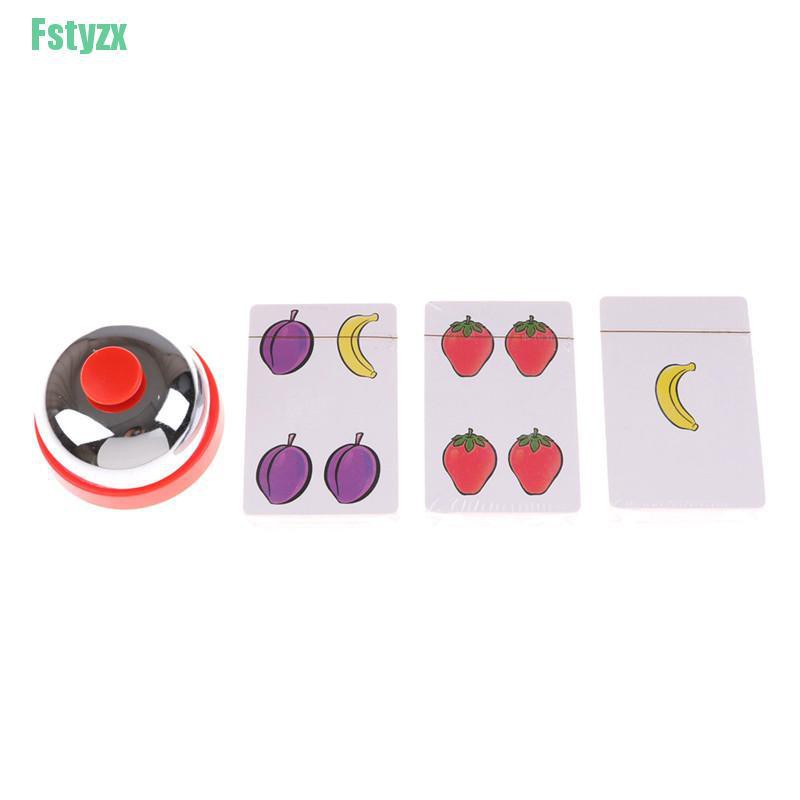 fstyzx Halli Galli Board Game 2-6 Players Cards Game For Party/Family/Friends Easy To Play