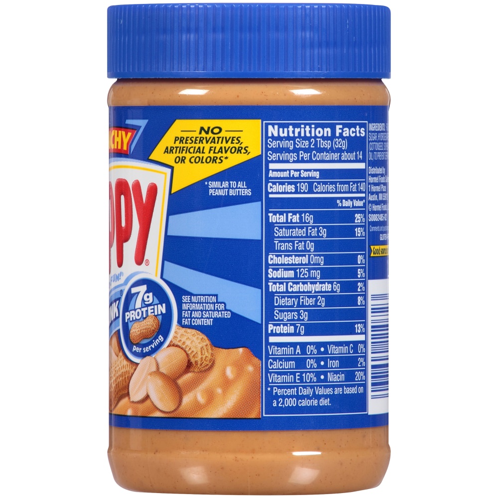 Bơ Đậu Phộng Hạt Giòn SKIPPY SUPER CHUNK Extra Crunchy Peanut Butter, Hộp 462g