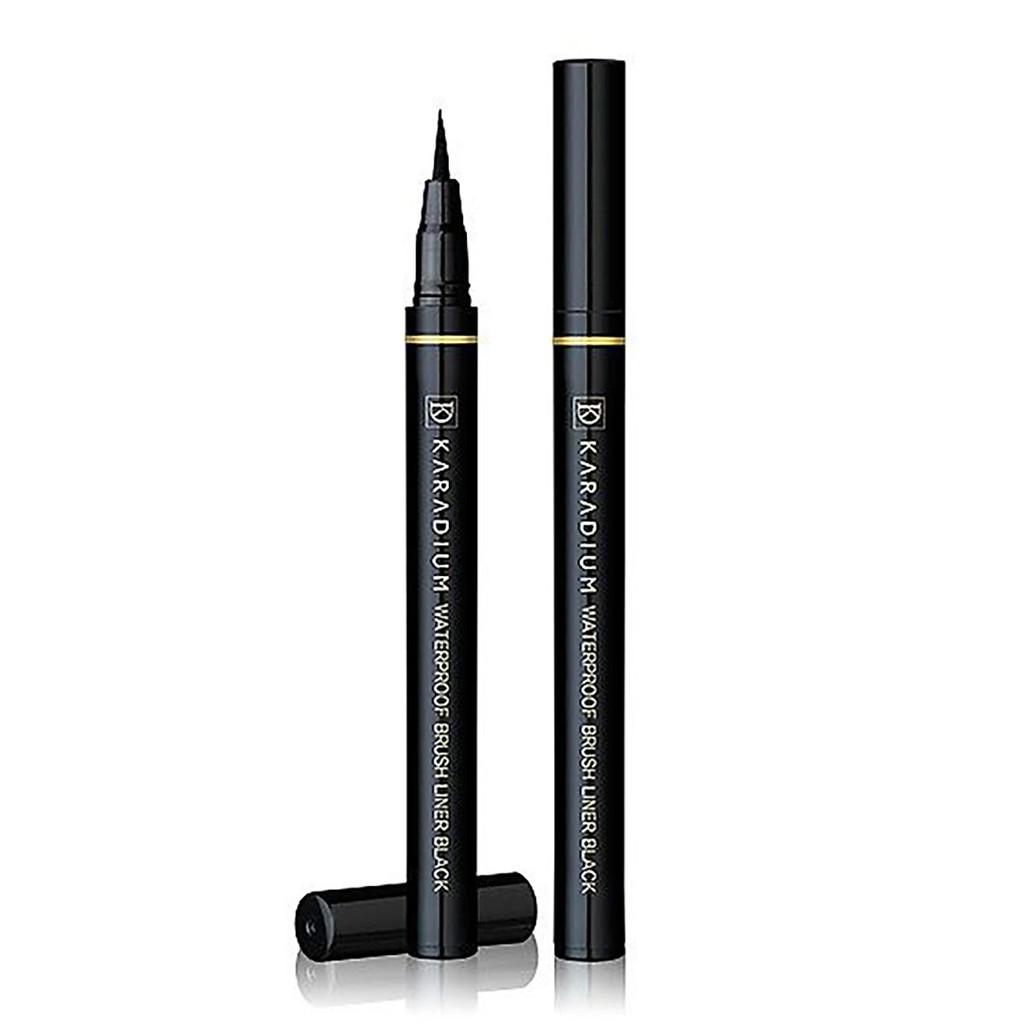 Bút Kẻ Mắt Dạ Karadium Waterproof Brush Liner Black Hàn Quốc