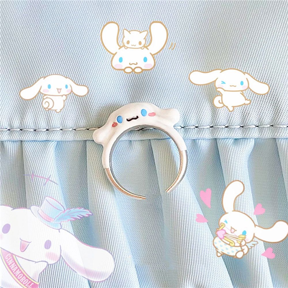MKEB Nhẫn hở họa tiết chó/ mèo hoạt hình dễ thương phong cách Hàn Quốc thời trang cho nữ
