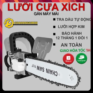 Lưỡi cưa xích gắn máy mài cầm tay - bảo hành 12 tháng
