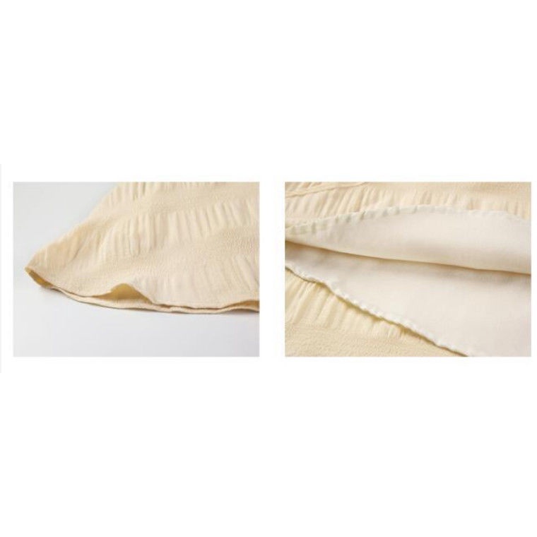 Đầm Hở Lưng Tay Phồng Phong Cách Pháp Ngọt Ngào Thời Trang Mùa Hè Mới 2022 Dành Cho Bạn Nữ