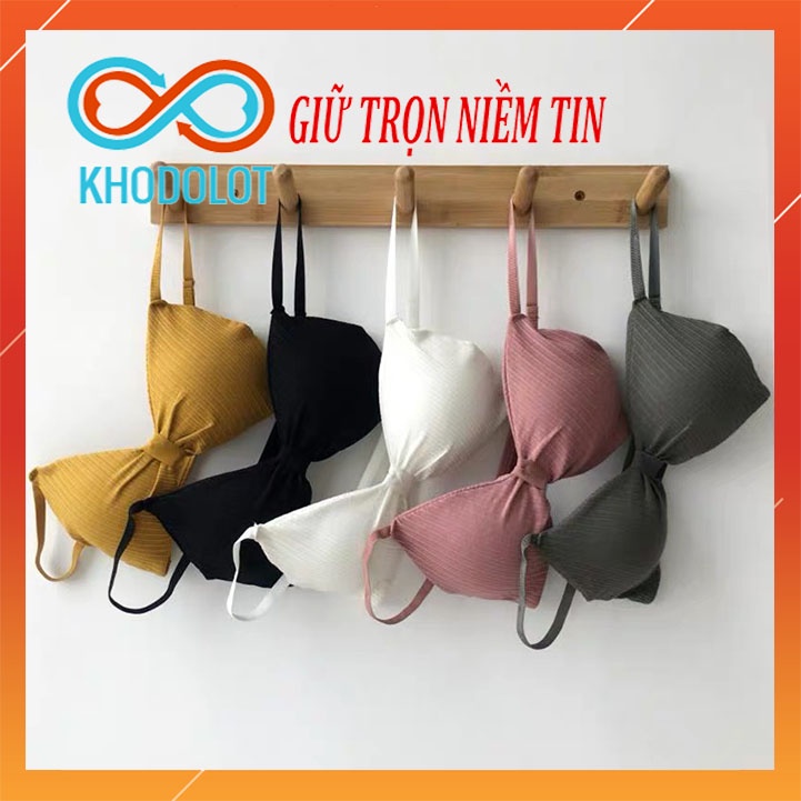 Áo Lót Nữ Không Gọng TĂM NƠ Nâng Ngực - Bra mềm mại tôn vòng 1 gợi cảm quyến rũ KHODOLOT