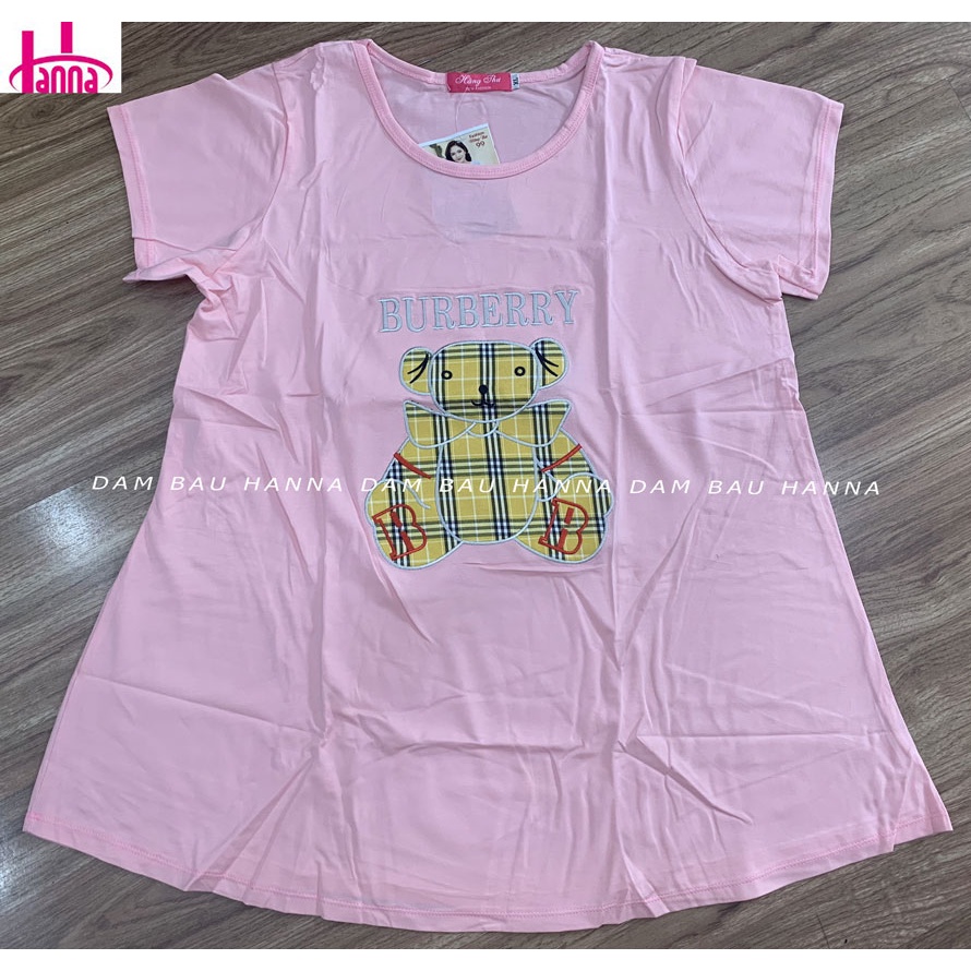 [HANNA]Áo Bầu Thun Big Size Có Size  40-80kg Hanna Vải Thun Cotton Mềm Mát Co Dãn  V1 110cm vẫn thoải má
