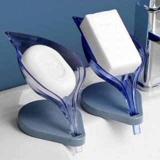 Khay Đựng Xà Phòng Bằng Silicone Hình Chiếc Lá Sáng Tạo Khô Nhanh Cho Nhà Bếp / Phòng Tắm