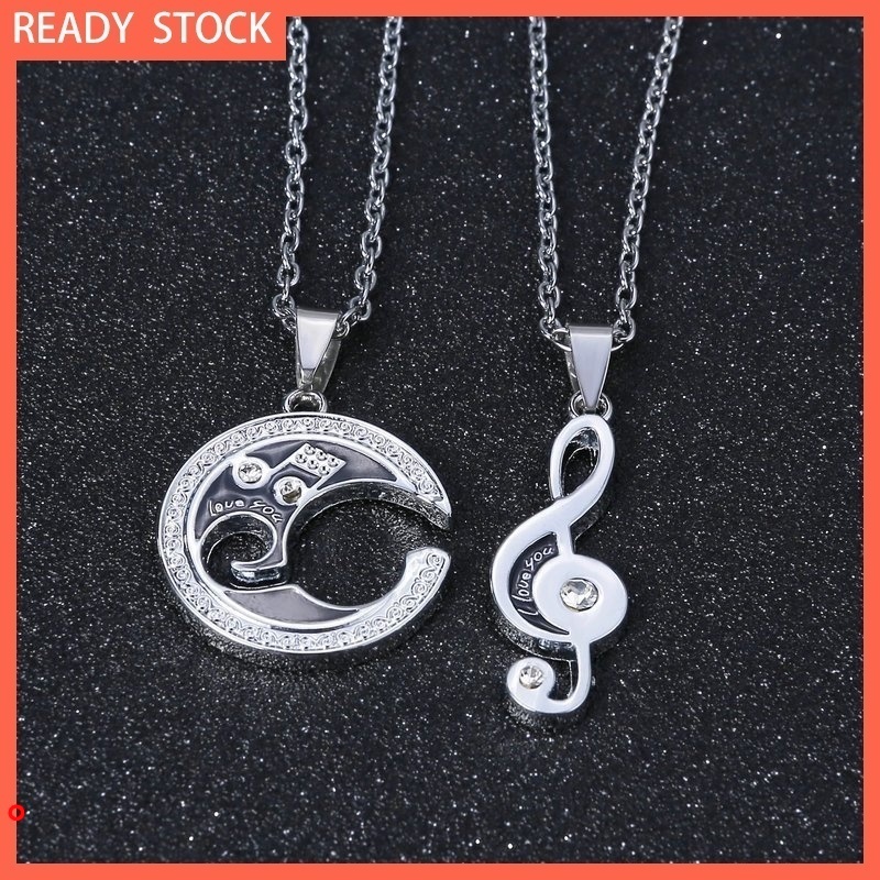 Vòng cổ mặt nốt nhạc và mặt trăng