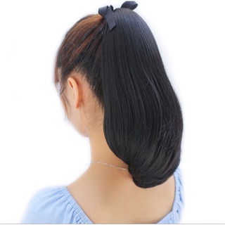 Tóc giả cột ❤️FREESHIP❤️ Tóc giả cột cúp ngắn 35cm