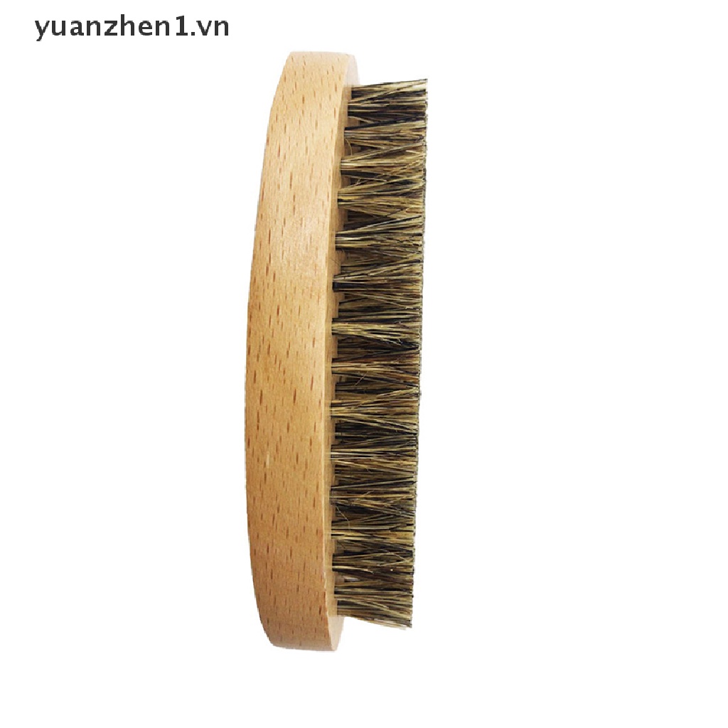 [Hàng mới về] Lược chải râu cán gỗ dụng cụ hỗ trợ cạo râu cho nam VN