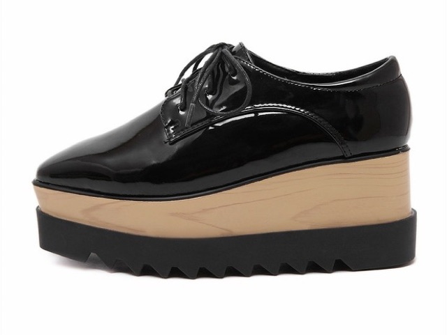 Giày da đế bánh mì Stella