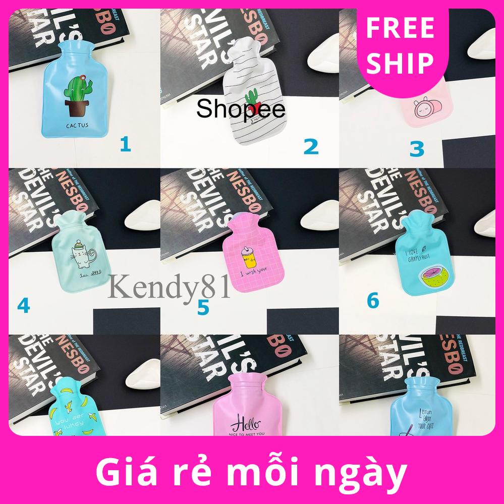 Túi chườm nước nóng cầm tay mùa đông liên tục cập nhập mẫu mới ( chọn mẫu)