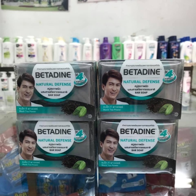 XÀ PHÒNG KHÁNG KHUẨN -BETADINE NATURAL DEFENSE 110g