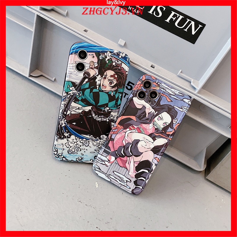 Ốp Điện Thoại Silicon Mềm Họa Tiết Nezuko Hoạt Hình Cho IPhone 7/8 Plus XS XR XSmax 11/12/13 Pro Max