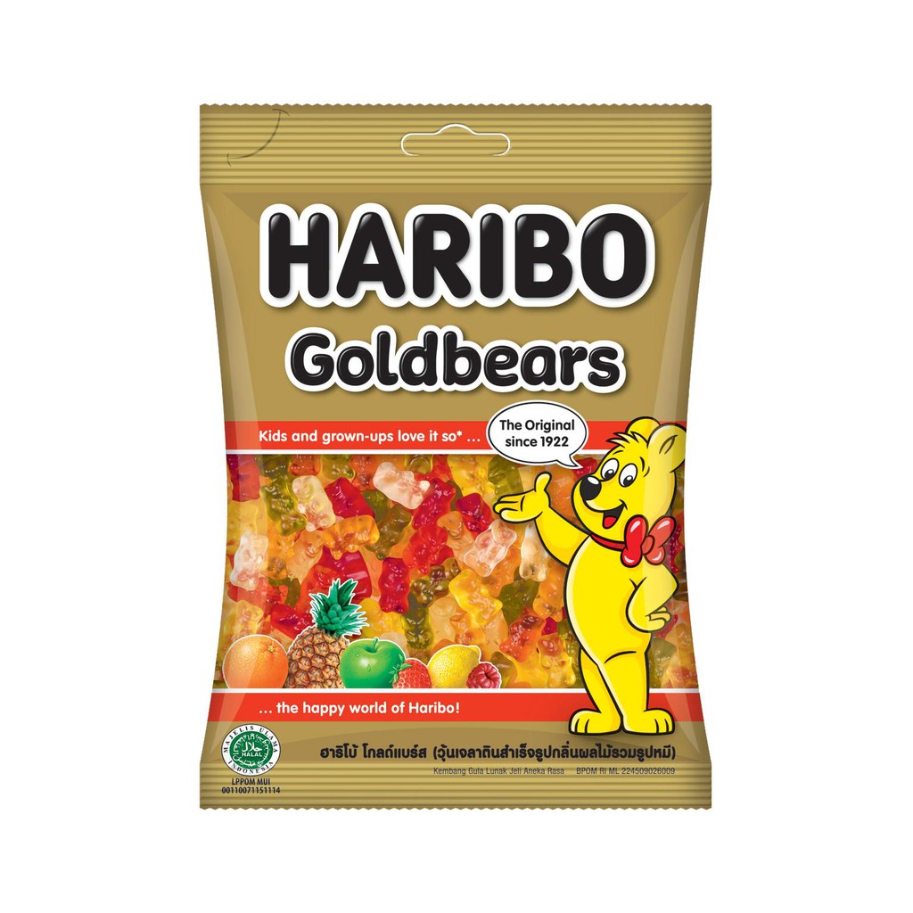 Kẹo dẻo Haribo Goldbears 80g
