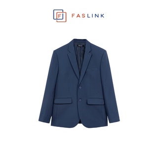Áo Vest nam 2 nút Faslink dòng basic - Màu Xanh Navy