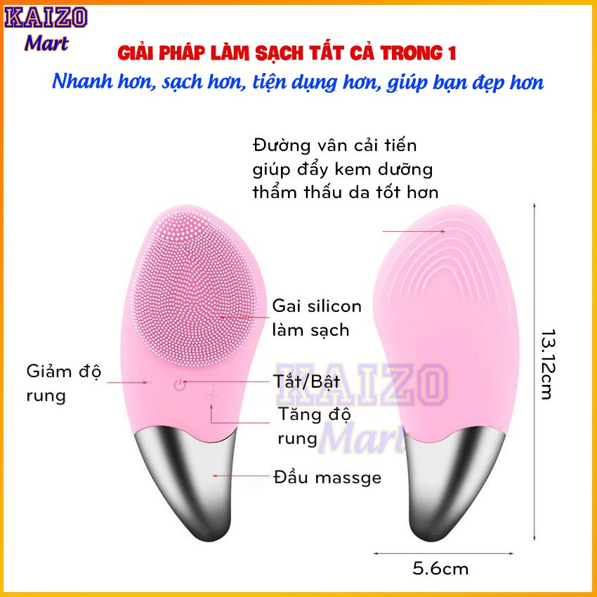 Máy rửa mặt Mianz Store công nghệ mới TẶNG QUẤN ĐẦU - BH 06 THÁNG – Rửa mặt – Massage nâng cơ hiệu quả | BigBuy360 - bigbuy360.vn
