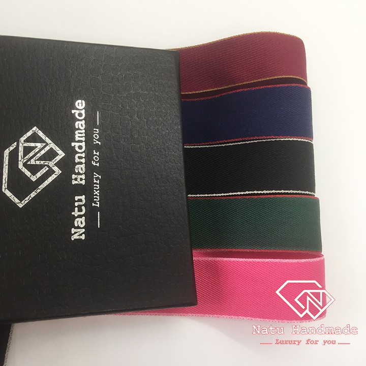 - Nguyên liệu làm hoa cài áo - hoa cài tóc handmade -Ruy băng Hàn Quốc làm nơ handmade loại  cao cấp