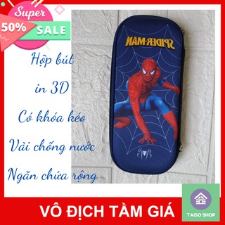 [HÀNG MỚI VỀ] Hộp Bút Học Sinh Có Khóa Kéo in hình Siêu Nhân, Công Chúa Siêu Đẹp