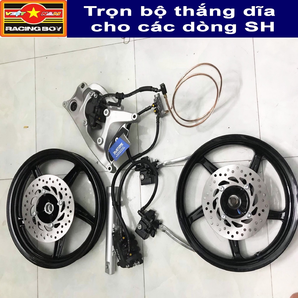 Full bộ dĩa thắng trước sau cho SH Ý Dylan PS A Còng các đời - Bộ 2 dĩa cho SH Ý Dylan PS A Còng