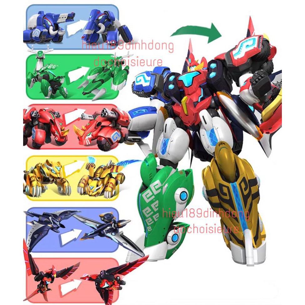 Hộp Lắp ráp siêu nhân gao thú, thú vương vũ trụ cỡ lớn