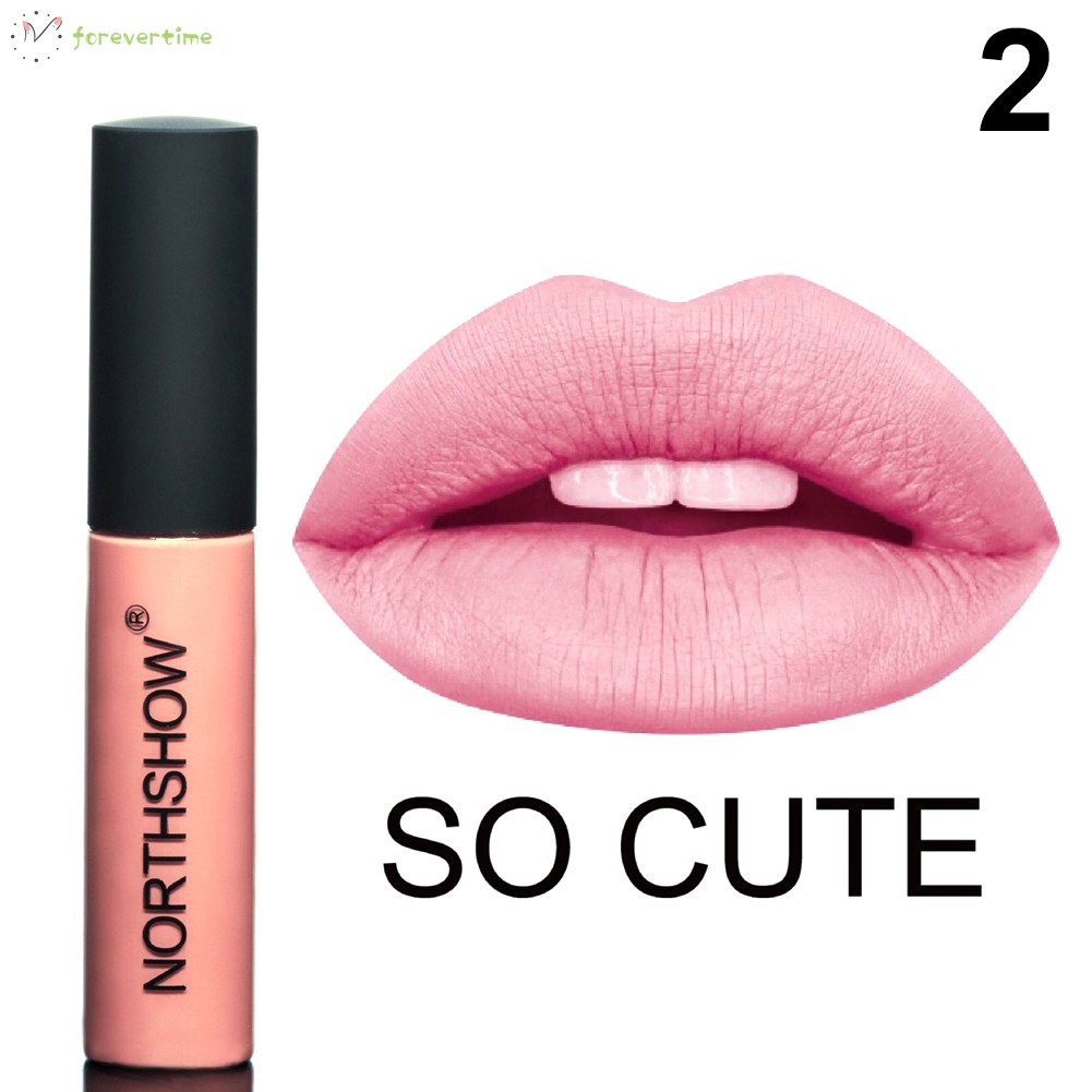 #Trang điểm# 1 Pcs Matte Lipstick Waterproof Nude Velvet Liquid Lipstick Smooth High Pigmented Lip Glaze