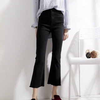 QUẦN BÒ GIẤY ỐNG LOE CHẤT CO GIÃN