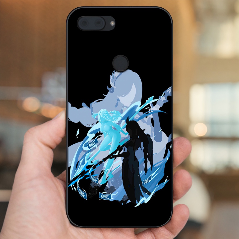 Ốp lưng Xiaomi Mi 8 Lite viền đen in hình Shenhe Genshin Impact