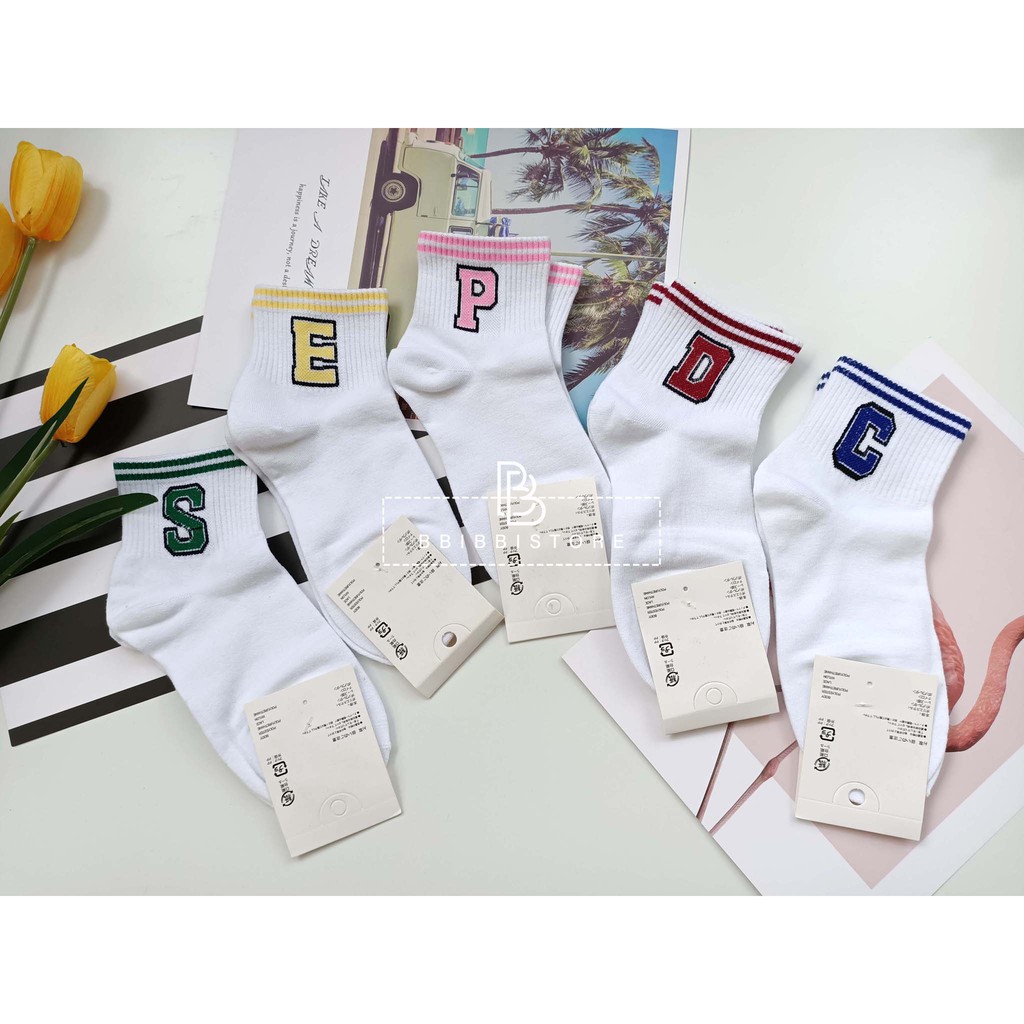 TẤT CHỮ 2 VẠCH KẺ NGANG PHONG CÁCH TEEN, TRẺ TRUNG